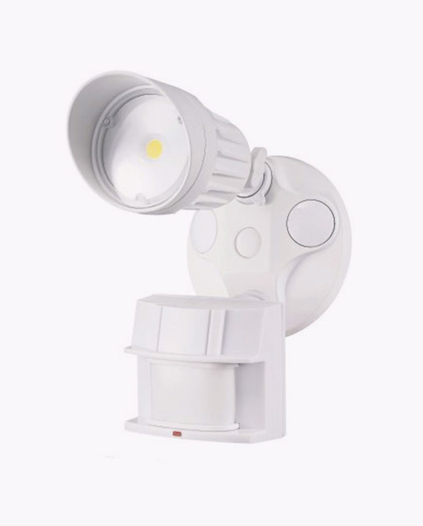 M #LF10MH1-WH & BZ 10W Single Head LED Motion Security Light 5000K ...